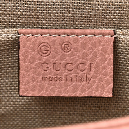 Gucci Dollar Calfskin Small Interlocking G Shoulder Bag Soft Pink 6 of 10