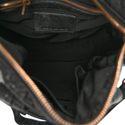 Alexander Wang Pebbled Lambskin Rockie Black Antique Brass Hardware 5 of 9