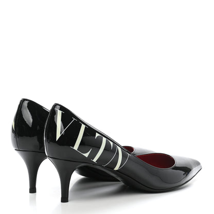 Valentino Garavani Patent VLTN Pumps 39.5 Black 4 of 10