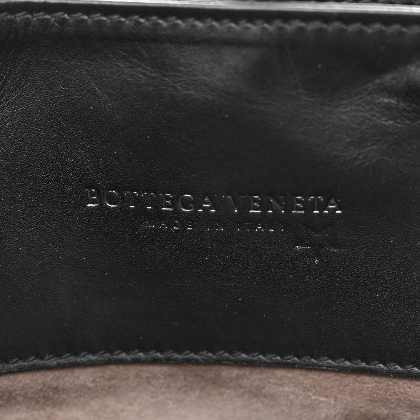 Light Calf Intrecciato Small Roma Black