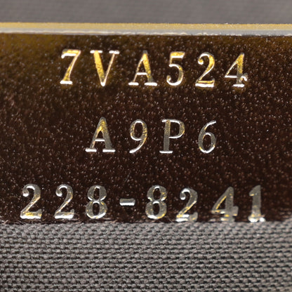 Fendi Canvas Vitello King FF Embroidered Medium Flat Baguette Grezzo Limone 7 of 13