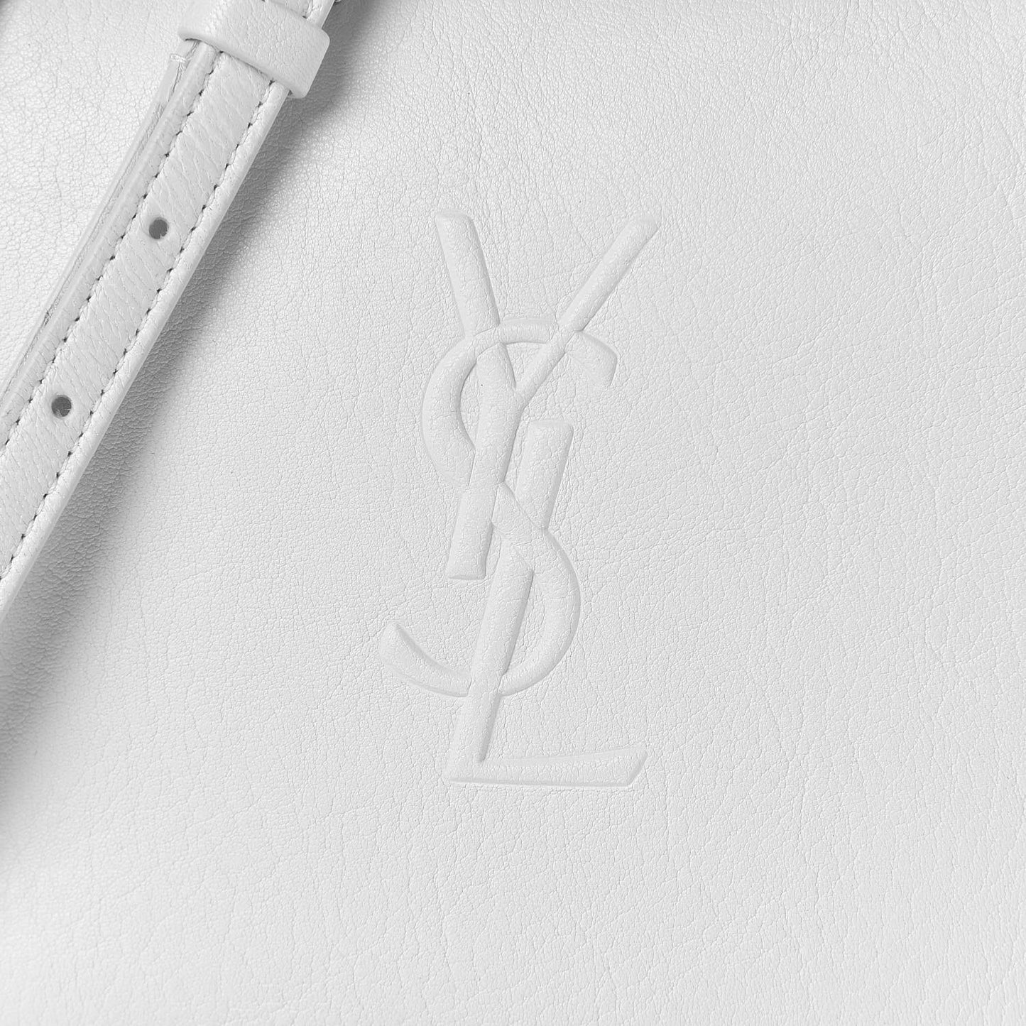 Calfskin Small Lou Camera Bag Icy White