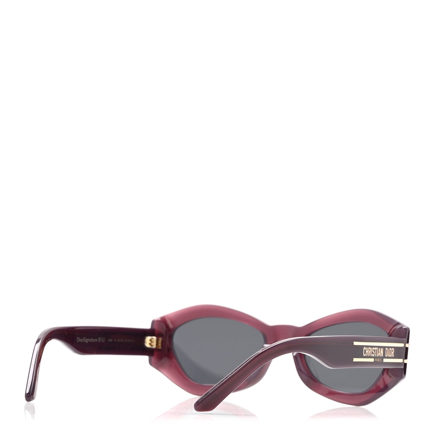 Acetate DiorSignature B1U Butterfly Sunglasses Purple