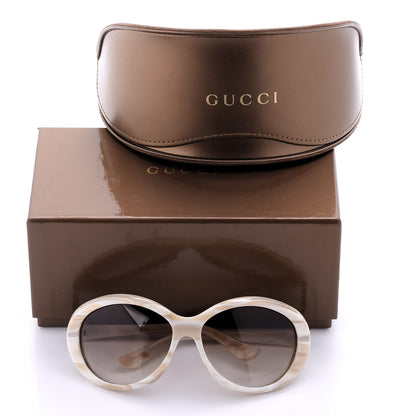 Gucci Acetate Oval Sunglasses GG2988/S White 7 of 7