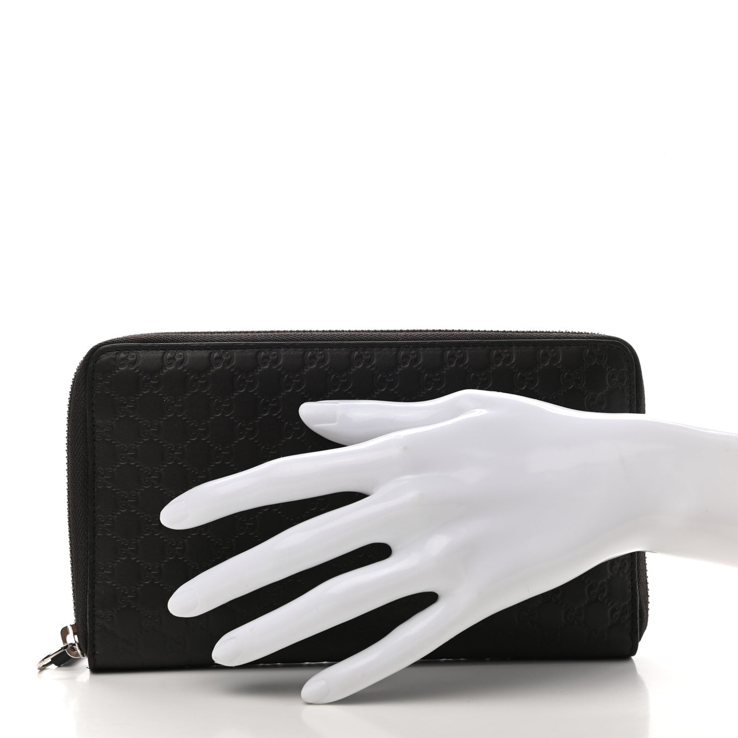 Microguccissima Large Zip Around Organizer Wallet Testa di Moro