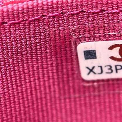 Chanel Caviar Quilted Flap Card Holder Wallet Pink 8 of 11