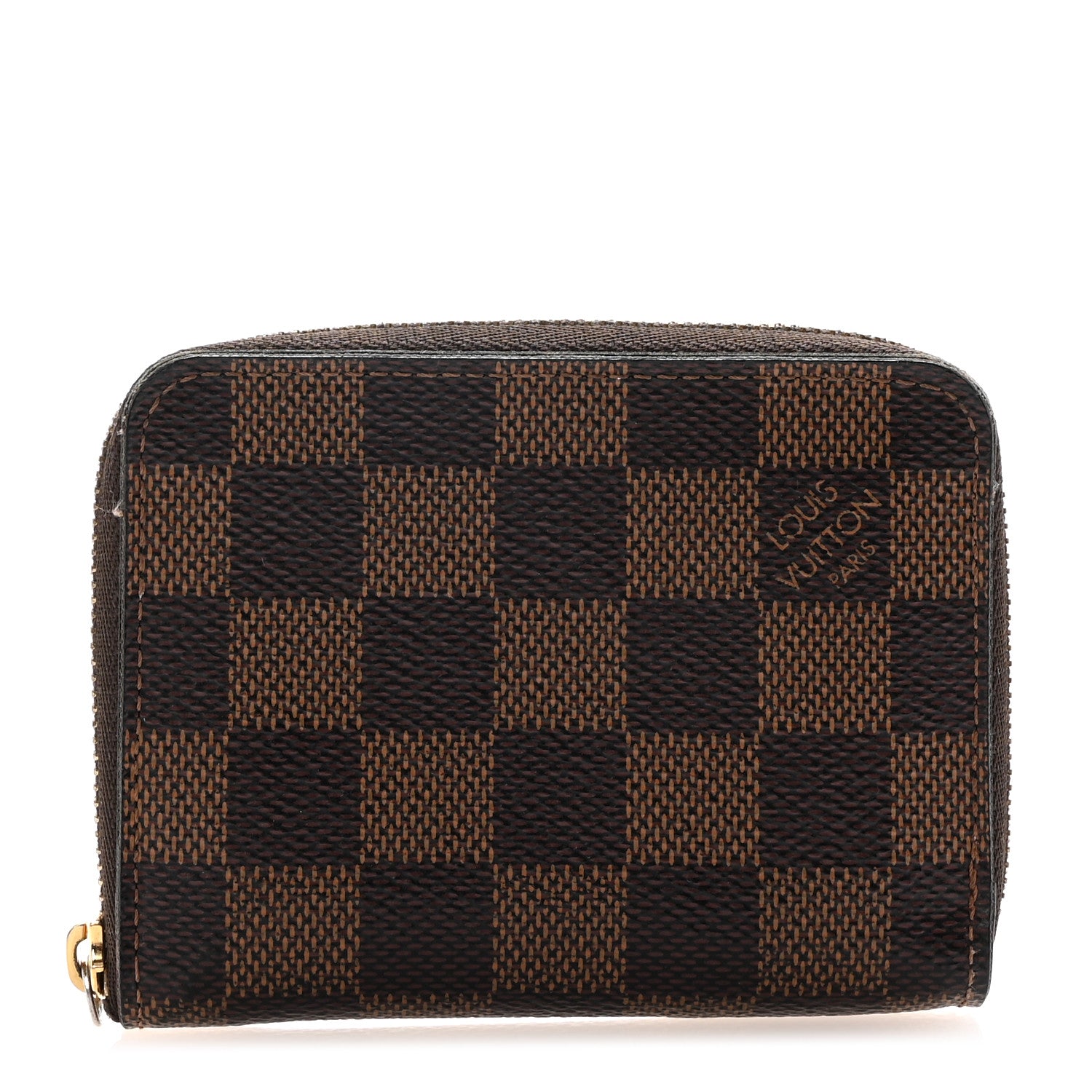 Louis Vuitton Damier Ebene Zippy Coin Purse Rose Ballerine 1 of 7