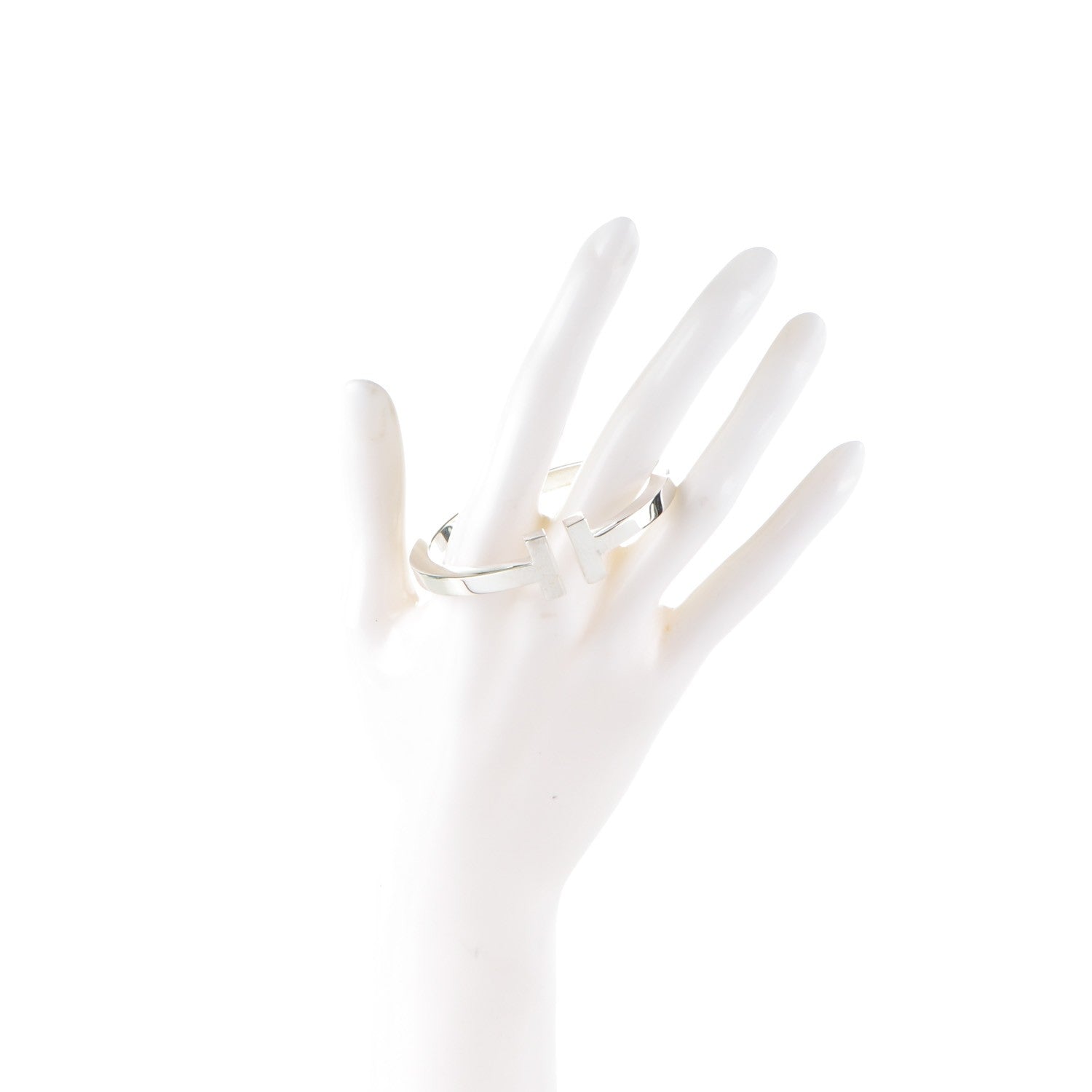 Tiffany Sterling Silver T Square Bracelet 2 of 6