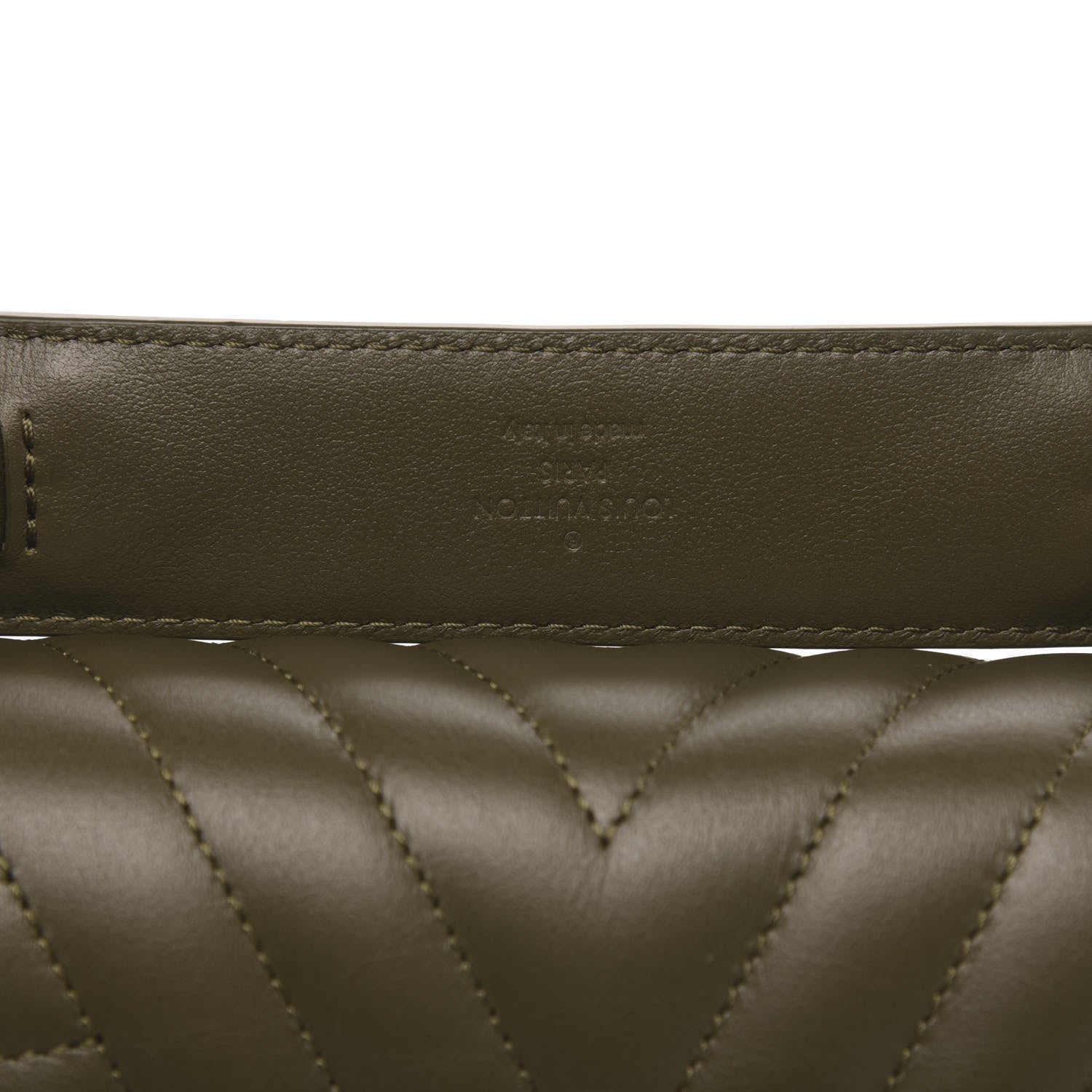 Louis Vuitton Calfskin New Wave Chain MM Kaki 7 of 10