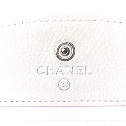 Chanel Caviar Timeless CC Wallet on Chain WOC White 6 of 11