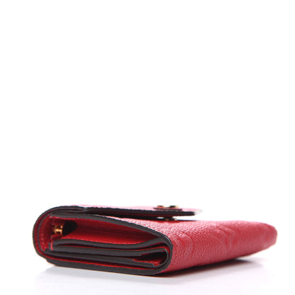 Louis Vuitton Empreinte Zoe Wallet Scarlet 4 of 7