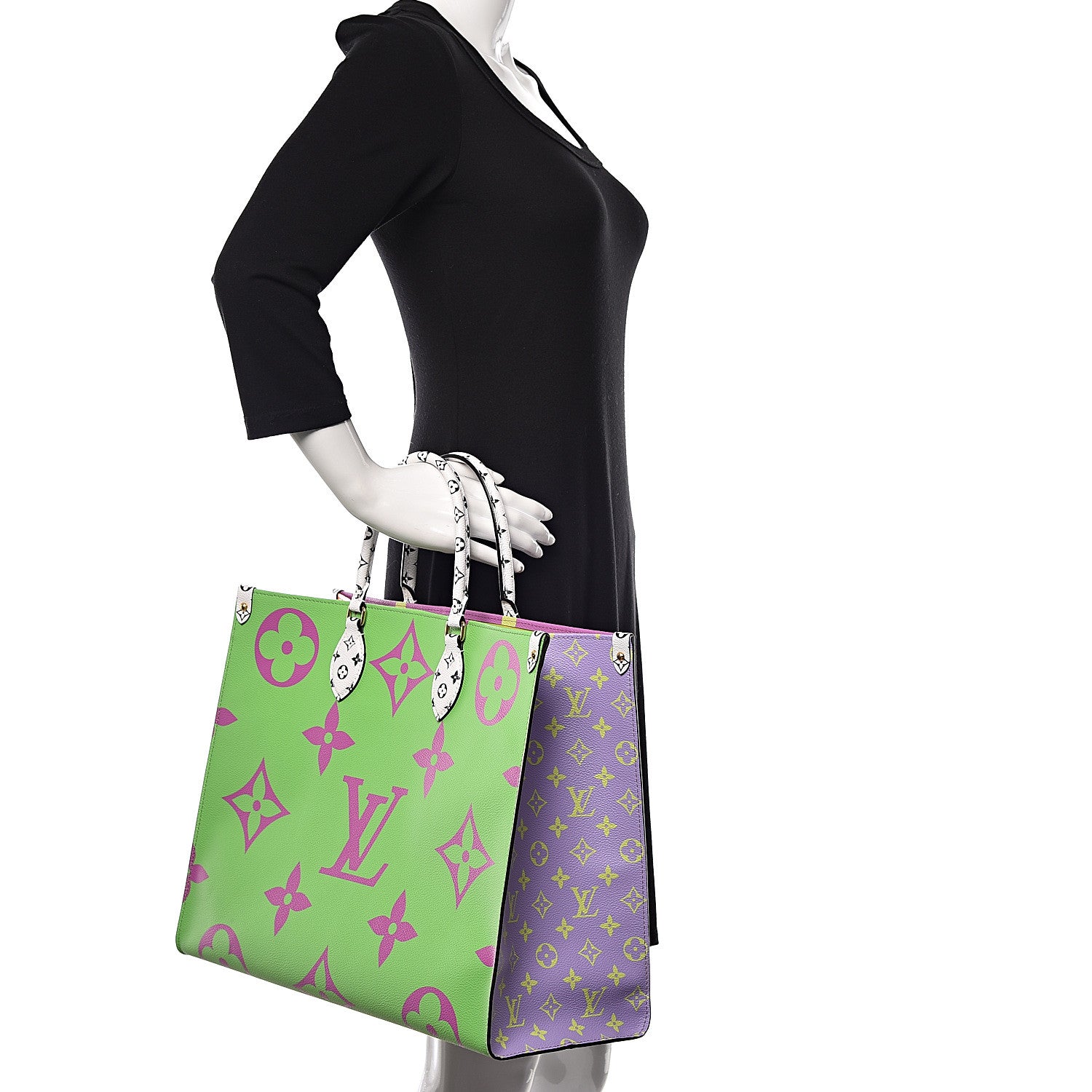 Louis Vuitton Monogram Giant Onthego GM Pink Lilac 3 of 11