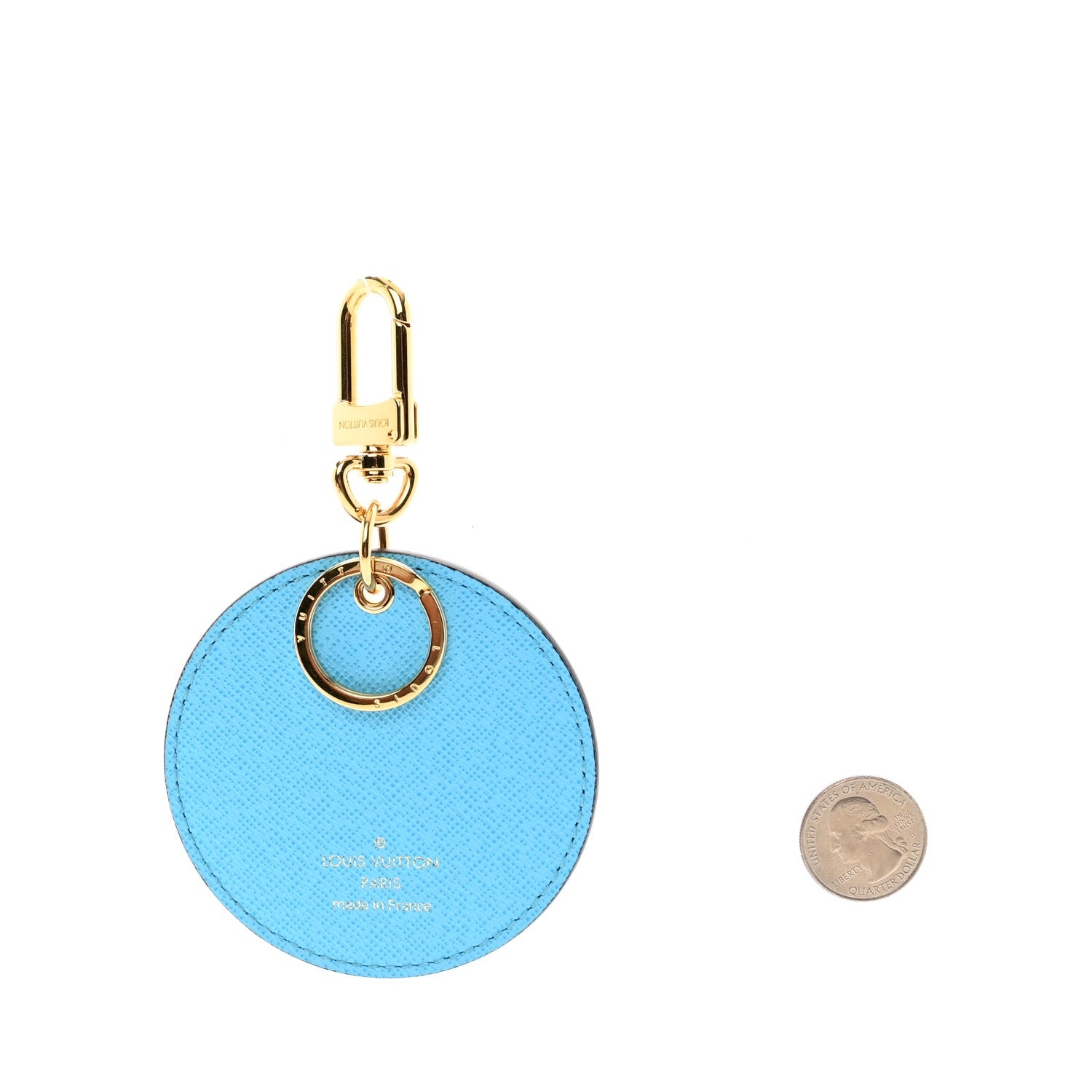 Louis Vuitton Monogram 2022 Christmas Animation Tokyo Bag Charm Key Ring Blue 2 of 4