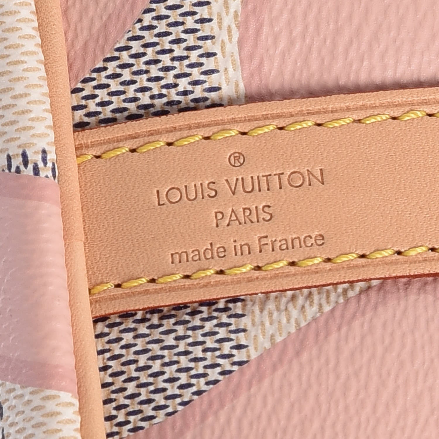 Louis Vuitton Damier Azur Tahitienne Speedy Bandouliere 30 Rose Ballerine 8 of 11