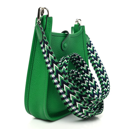 Hermes Taurillon Clemence Allegro Evelyne TPM Bamboo 3 of 10