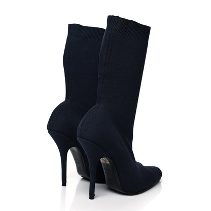 Balenciaga Jersey Crepe Round Toe Knife Booties 38 4 of 7
