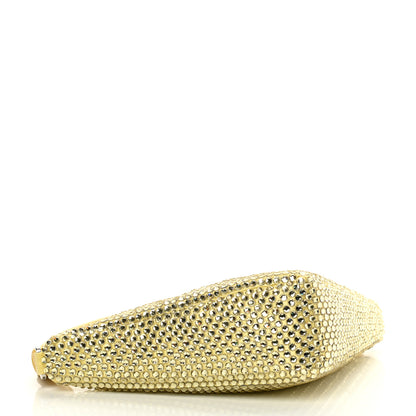 Prada Satin Crystal Triangle Pouch Ananas 4 of 12