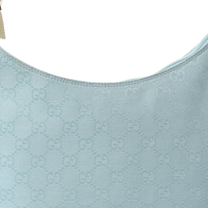 Gucci Monogram Patent Small Hobo Blue 17 of 17