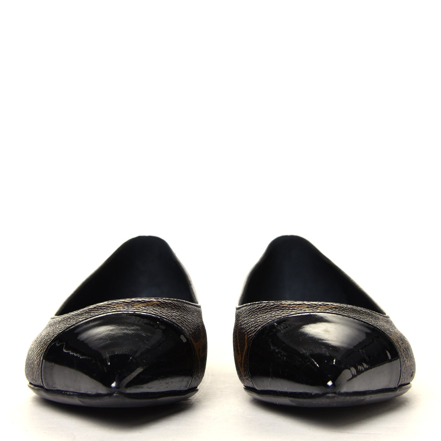 Patent Monogram Fetish Ballerina Flats 35.5