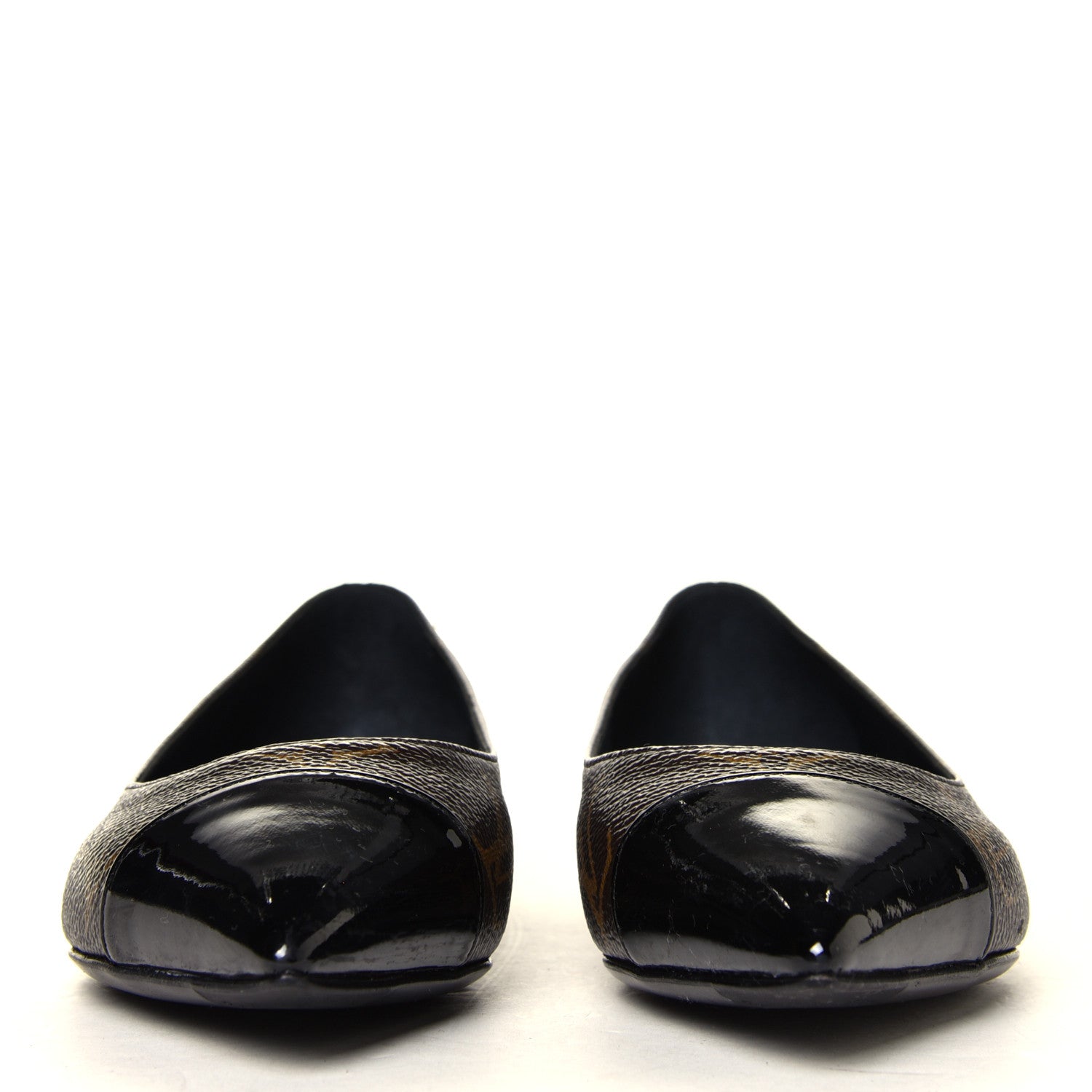 Louis Vuitton Patent Monogram Fetish Ballerina Flats 35.5 4 of 6