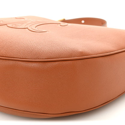 Celine Supple Calfskin Medium Triomphe Heloise Shoulder Bag Tan 10 of 10