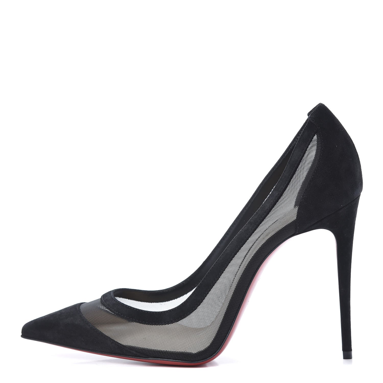 Christian Louboutin Veau Velours Rete Galativi 100 Pumps 39 Black ...
