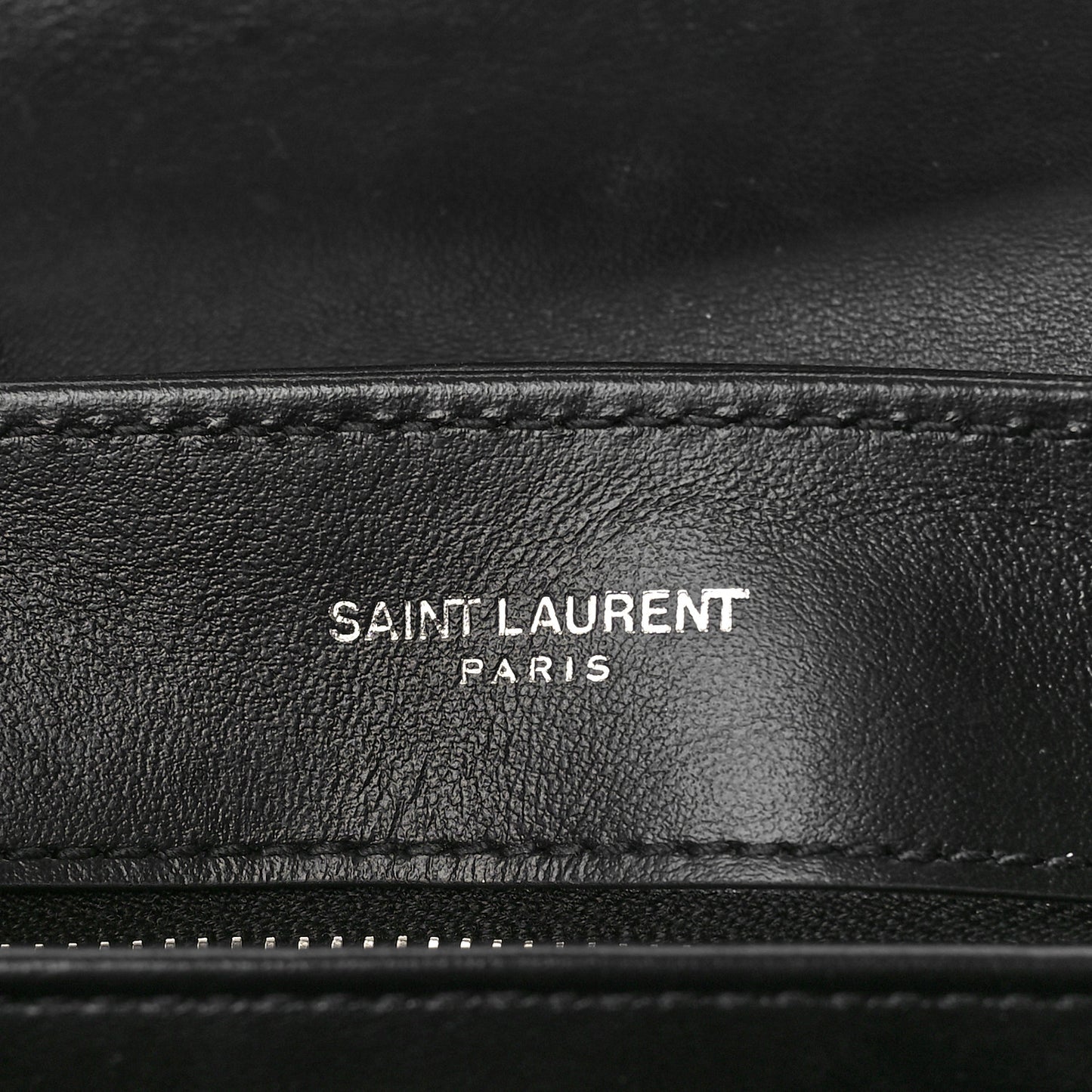 Calfskin Y Quilted Monogram Toy Loulou Crossbody Bag Black