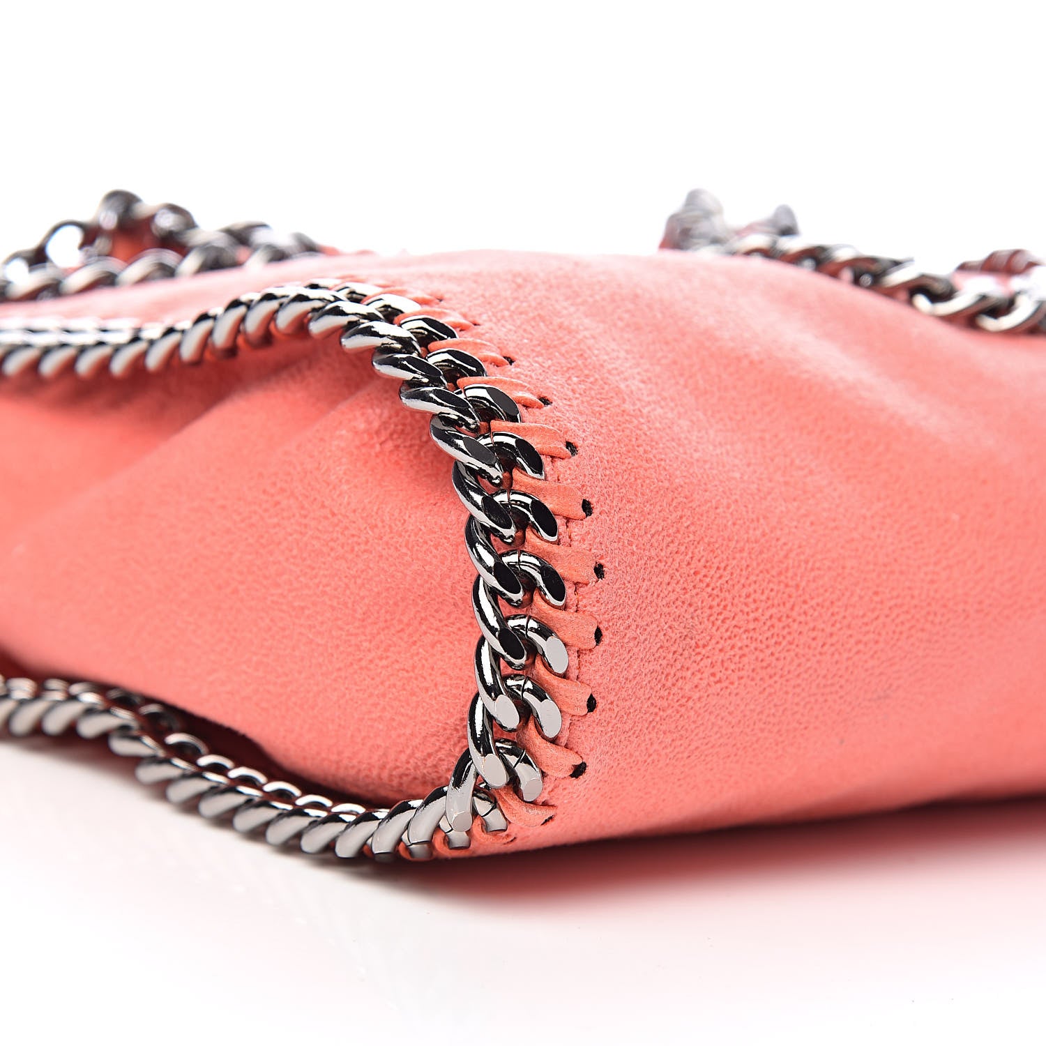 Stella McCartney Shaggy Deer Mini Falabella Fold Over Tote Peony 8 of 10