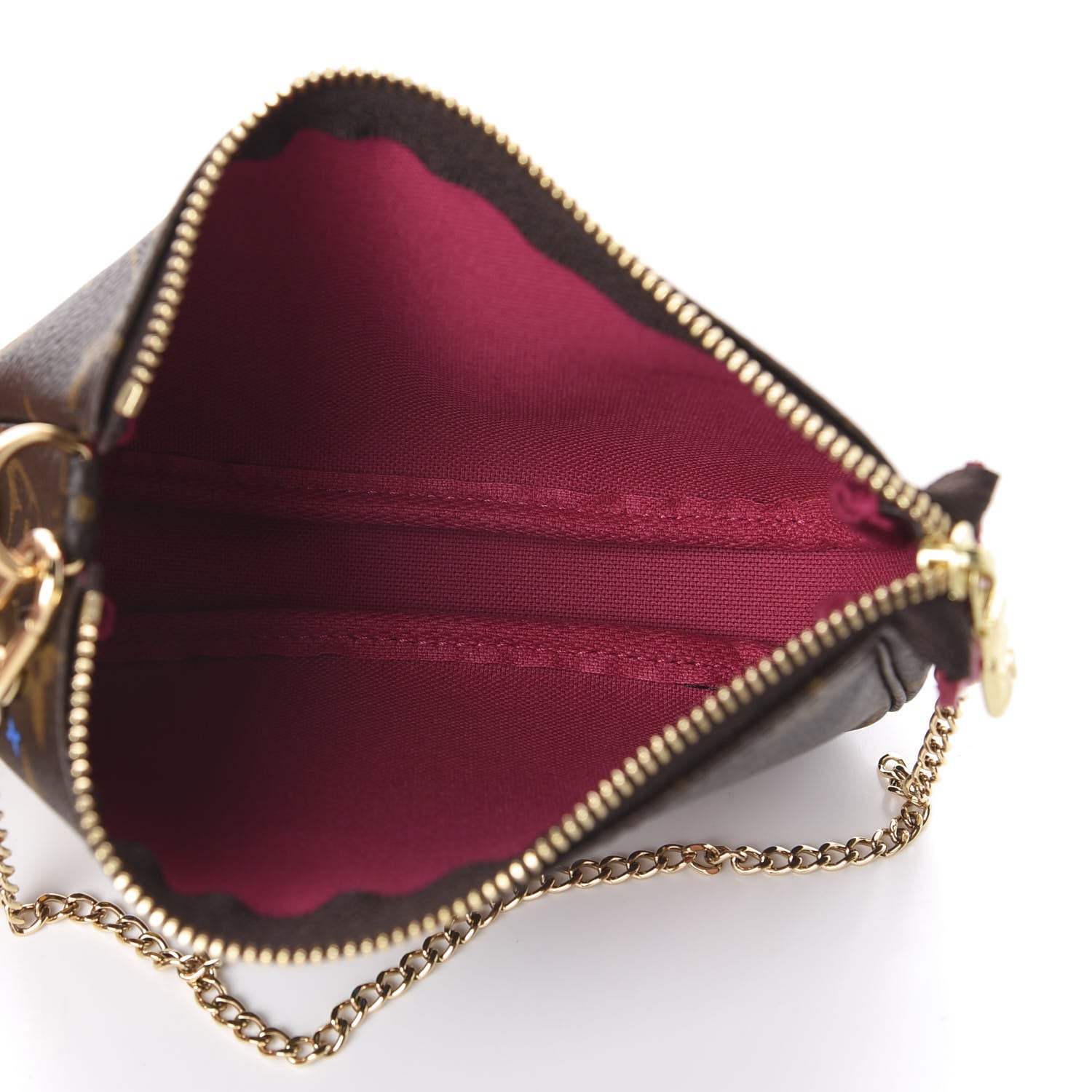 Louis Vuitton Monogram 2020 Christmas Animation Roller Coaster Mini Pochette Accessories Pivoine 4 of 6