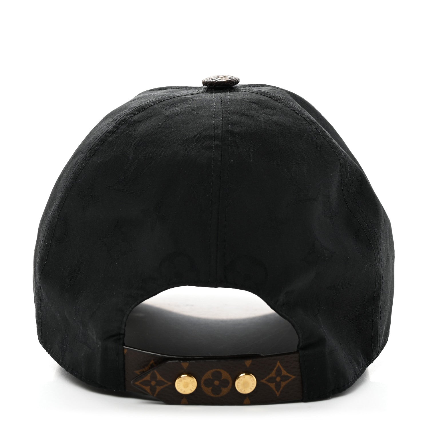 Louis Vuitton Polyester Silk Monogram LV Get Ready Cap M Black 6 of 8
