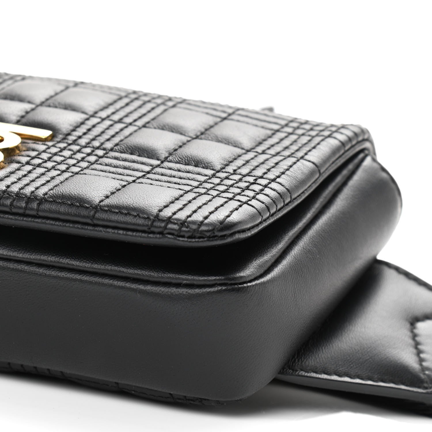 Burberry Lambskin Quilted Lola Bum Bag Black 10 of 11