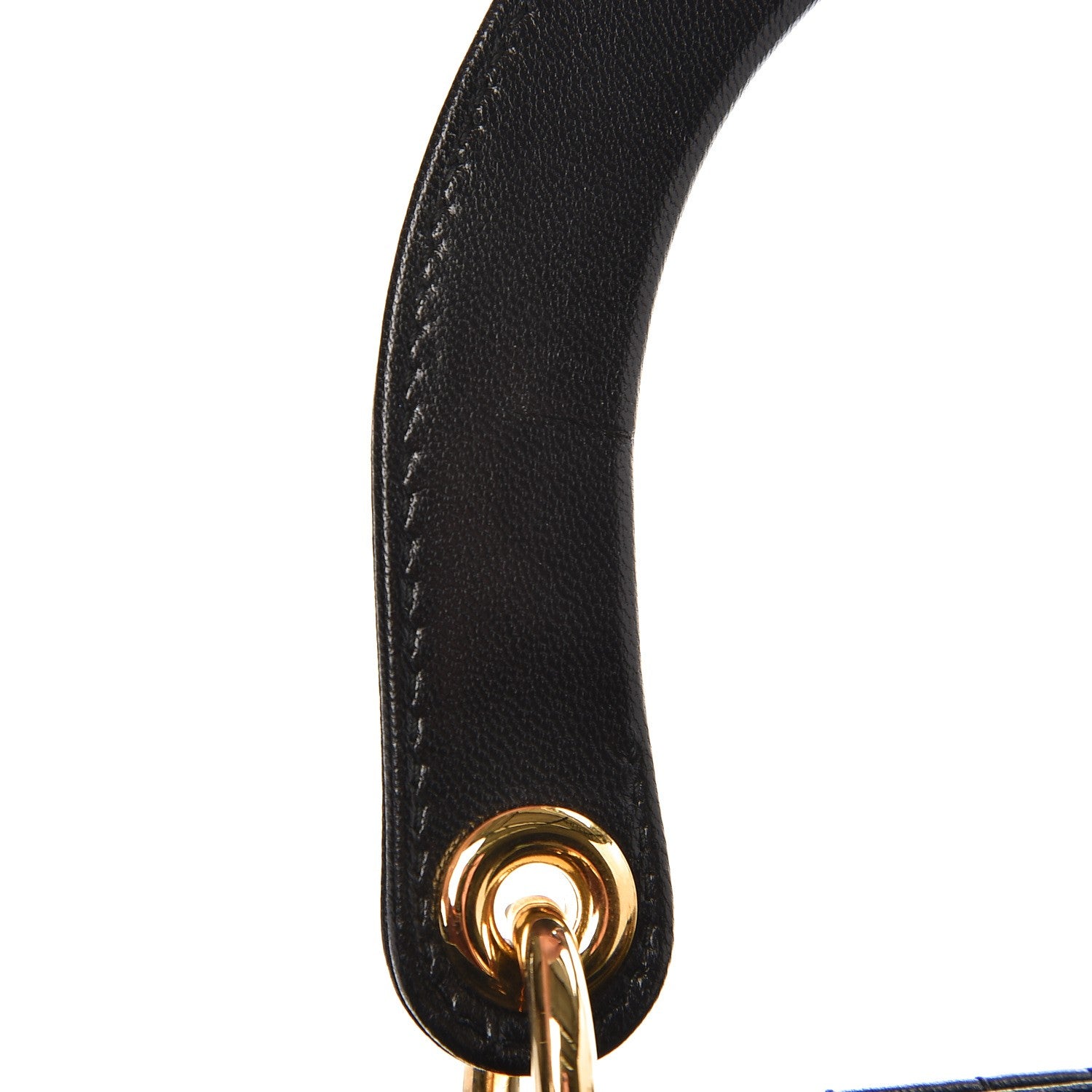 Christian Dior Lambskin Cannage Medium Lady Dior Black 9 of 10