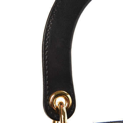 Christian Dior Lambskin Cannage Medium Lady Dior Black 9 of 10