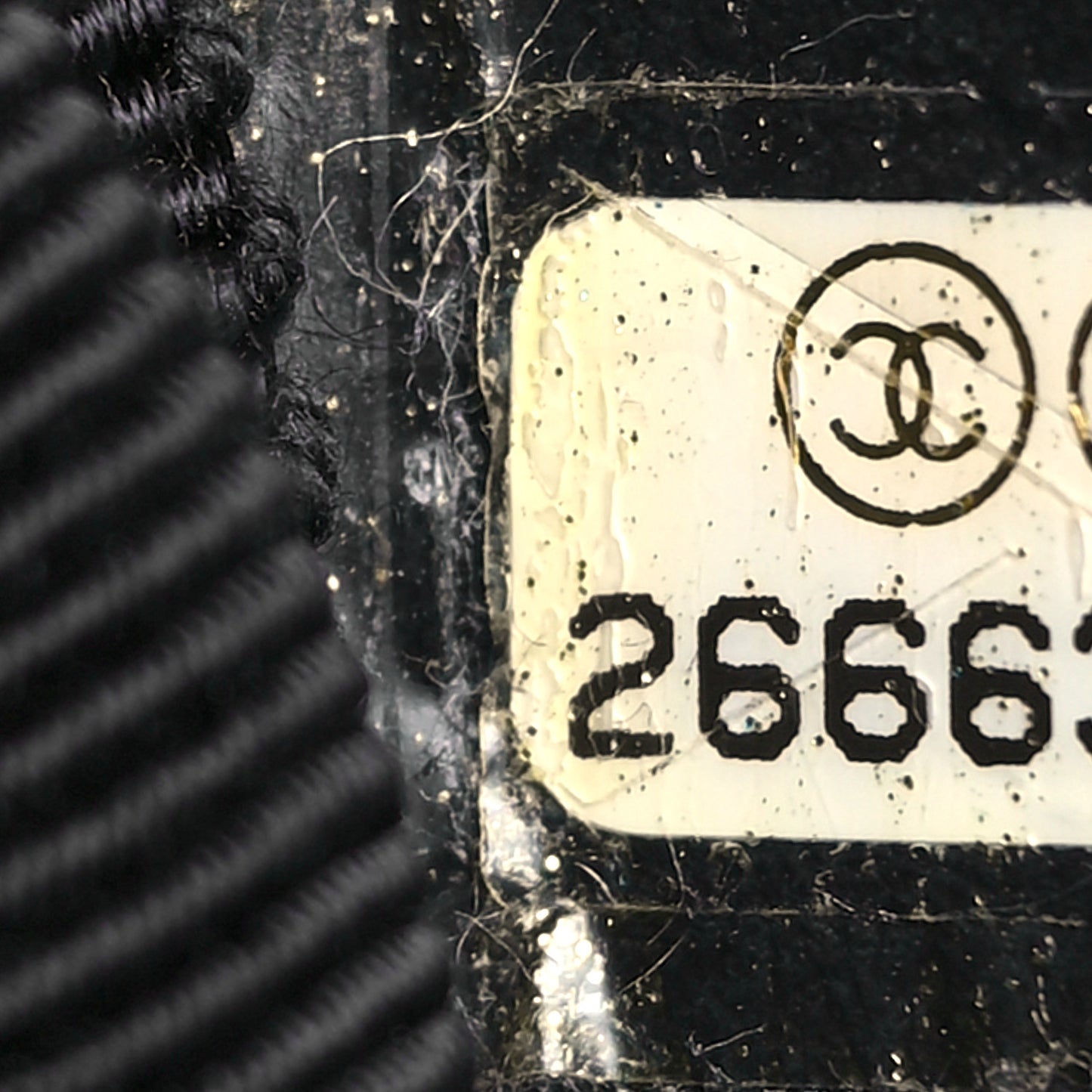 Nylon Tweed Coco Neige Backpack Black Pink