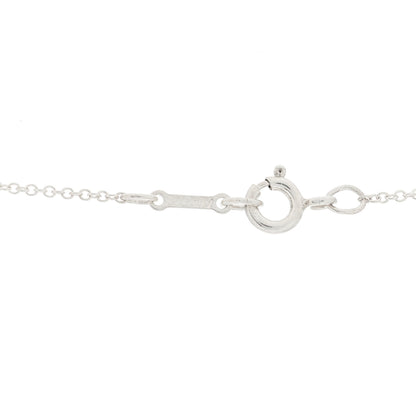 Tiffany Sterling Silver Elsa Peretti 12mm Bean Pendant Necklace 5 of 6
