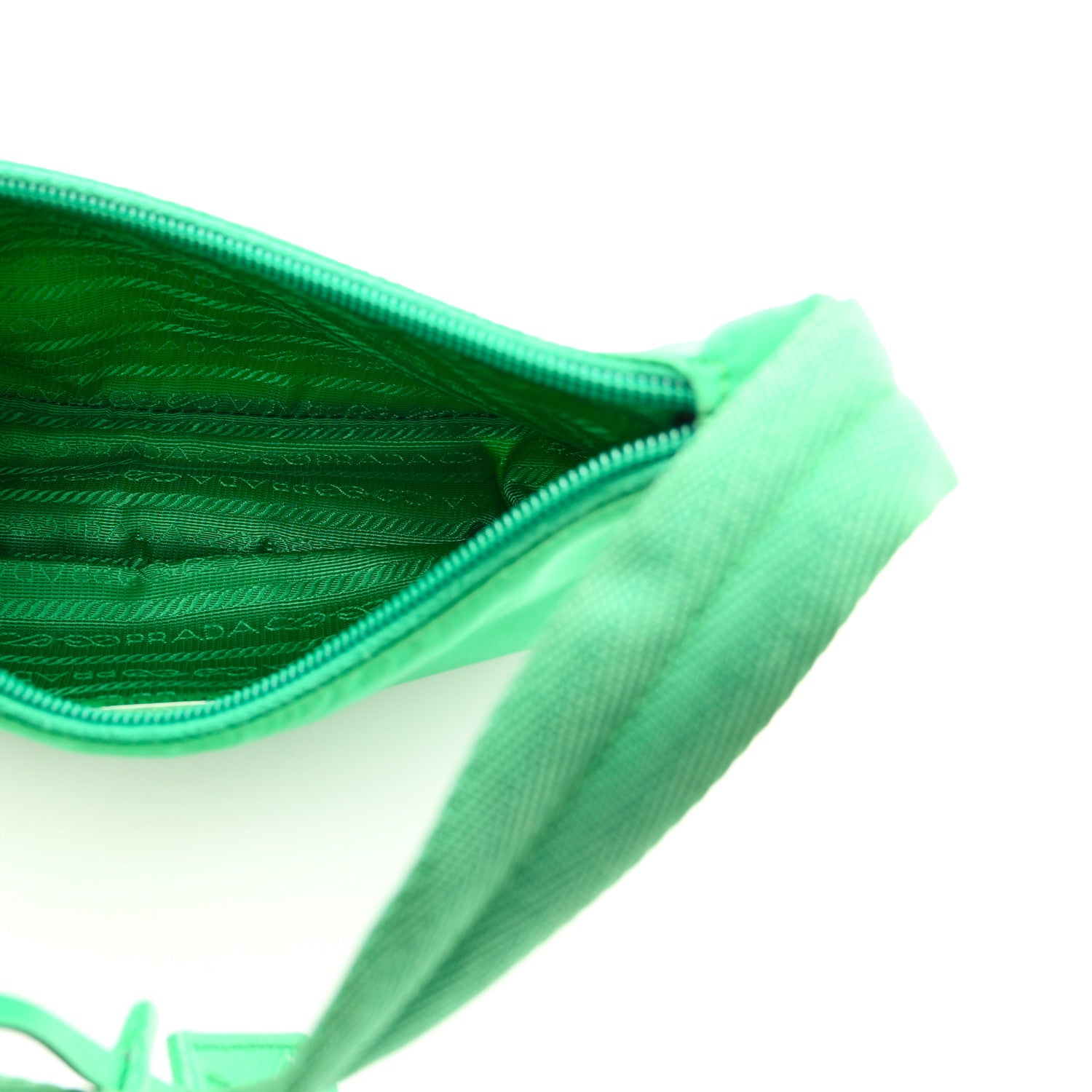 Prada Tessuto Nylon Mini Re-Edition 2000 Bag Menta 5 of 10