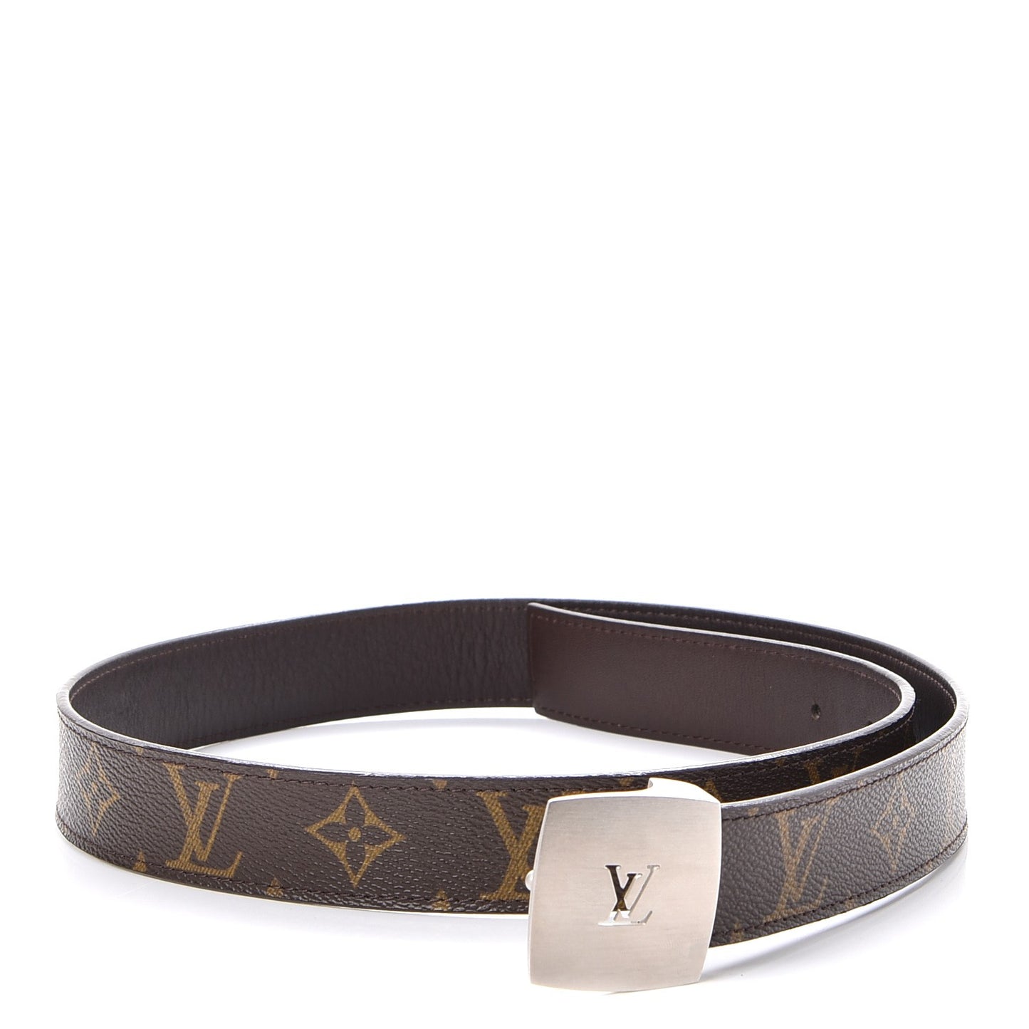 Monogram LV Cut Reversible Belt 85 34