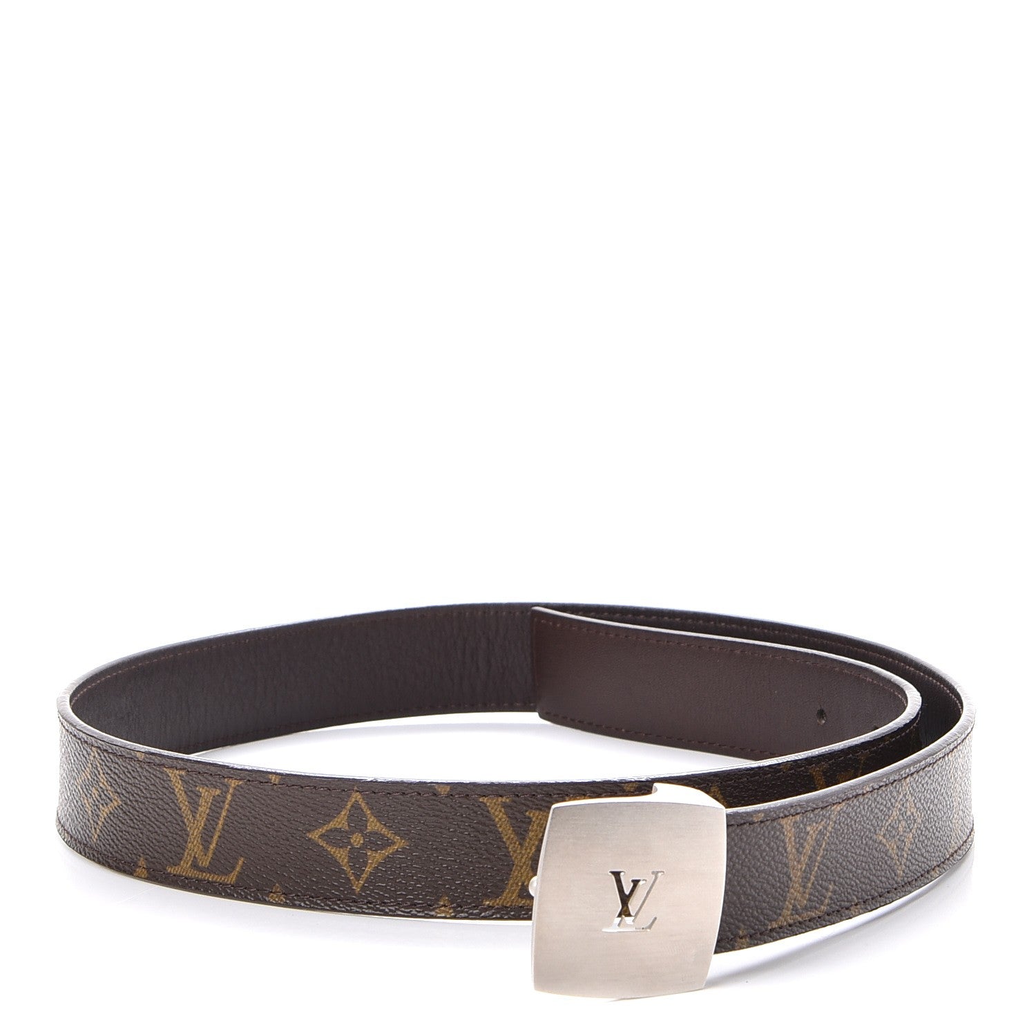 Louis Vuitton Monogram LV Cut Reversible Belt 85 34 1 of 7