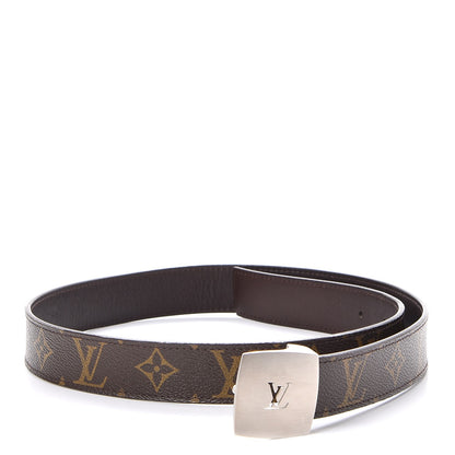 Louis Vuitton Monogram LV Cut Reversible Belt 85 34 1 of 7