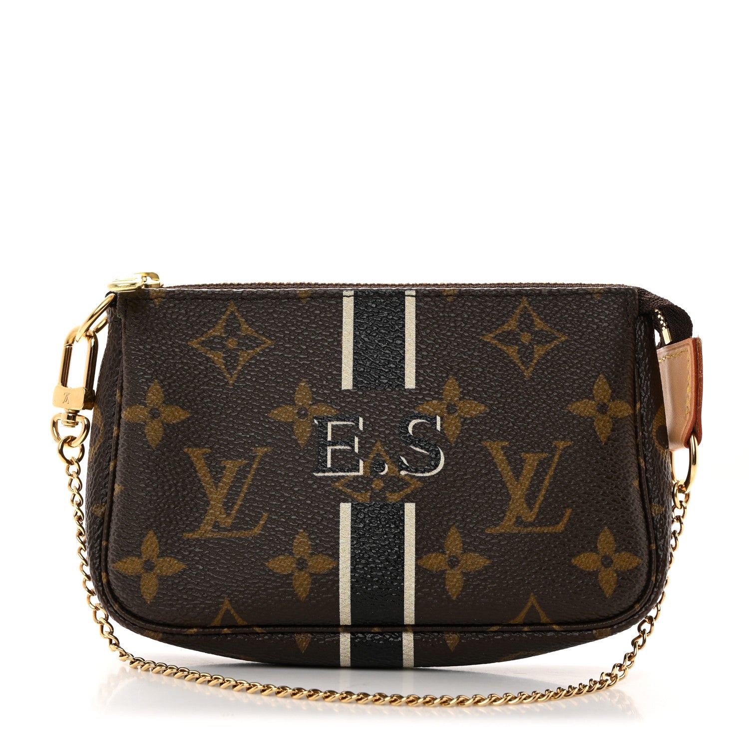 Louis Vuitton Monogram My LV Heritage Mini Pochette Accessories Ivory Black 1 of 8