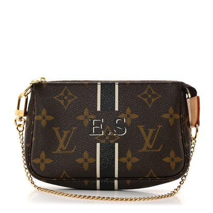 Louis Vuitton Monogram My LV Heritage Mini Pochette Accessories Ivory Black 1 of 8