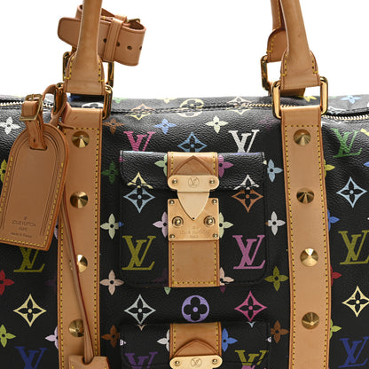 Louis Vuitton Monogram Multicolor Keepall 45 Black 6 of 15