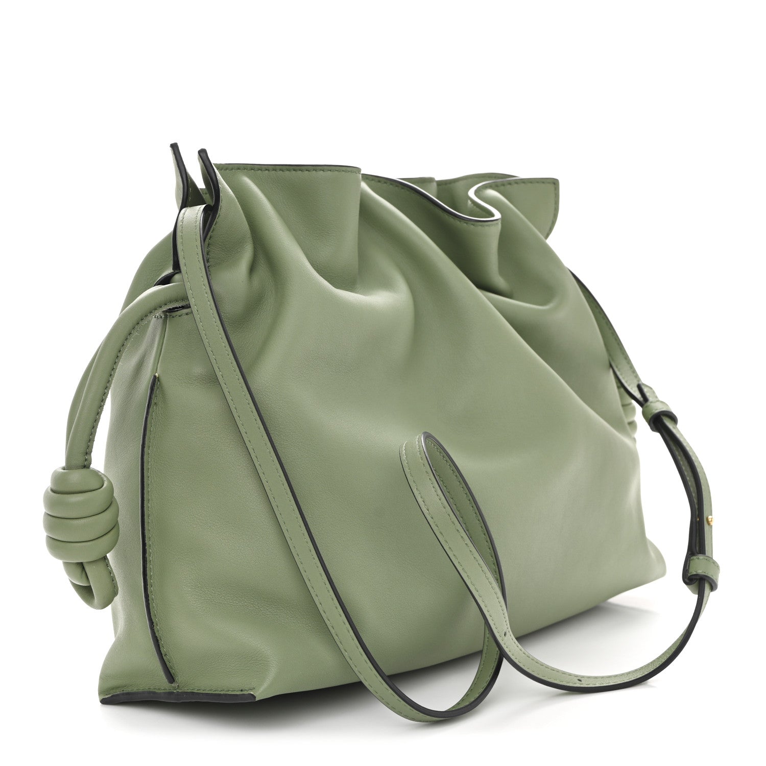 Loewe Nappa Flamenco Knot Clutch Rosemary 3 of 10