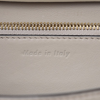 Celine Spazzolato Calfskin Medium Classic Box Flap Bag Taupe 7 of 8