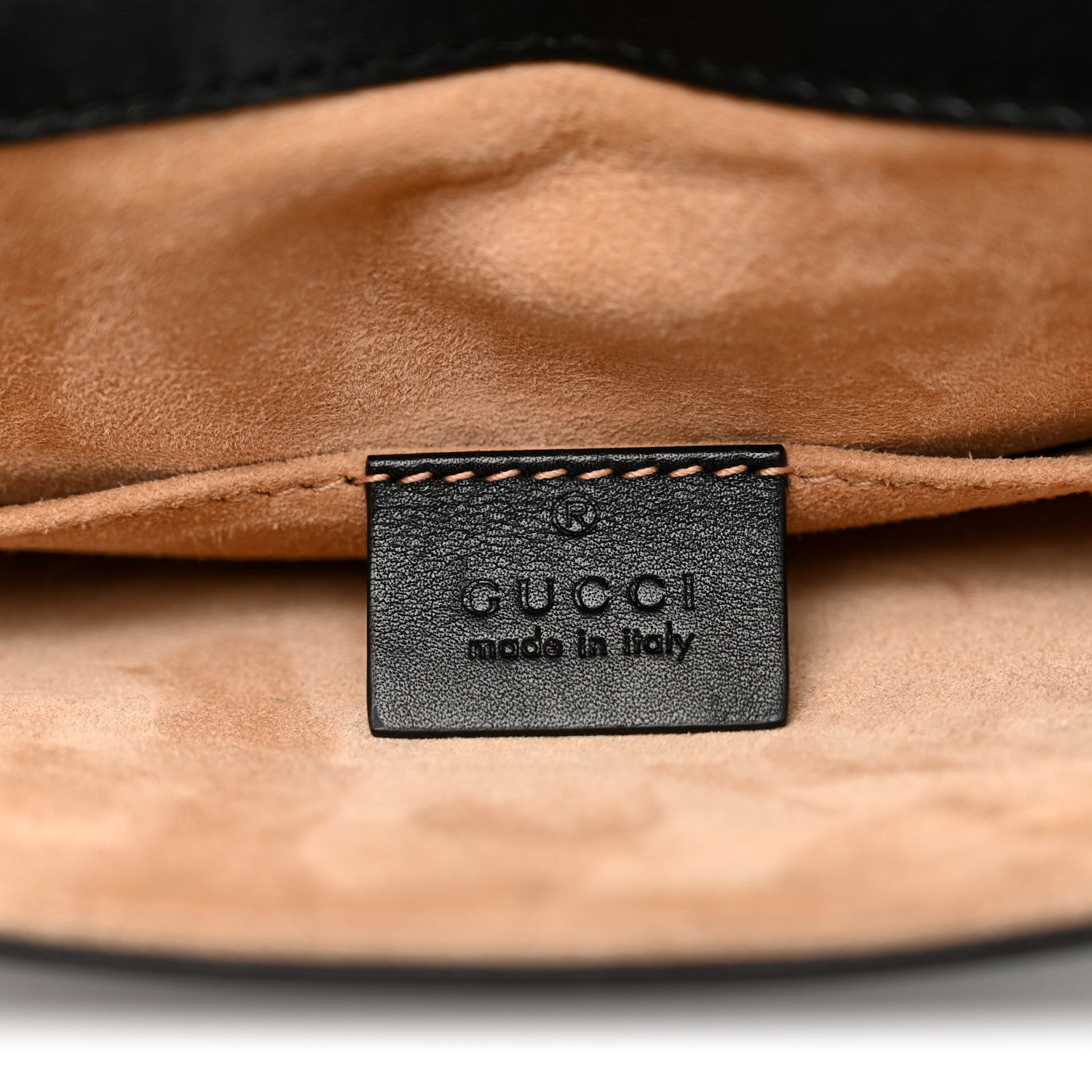 Gucci Calfskin Small Sylvie Wristlet Clutch Black 6 of 14