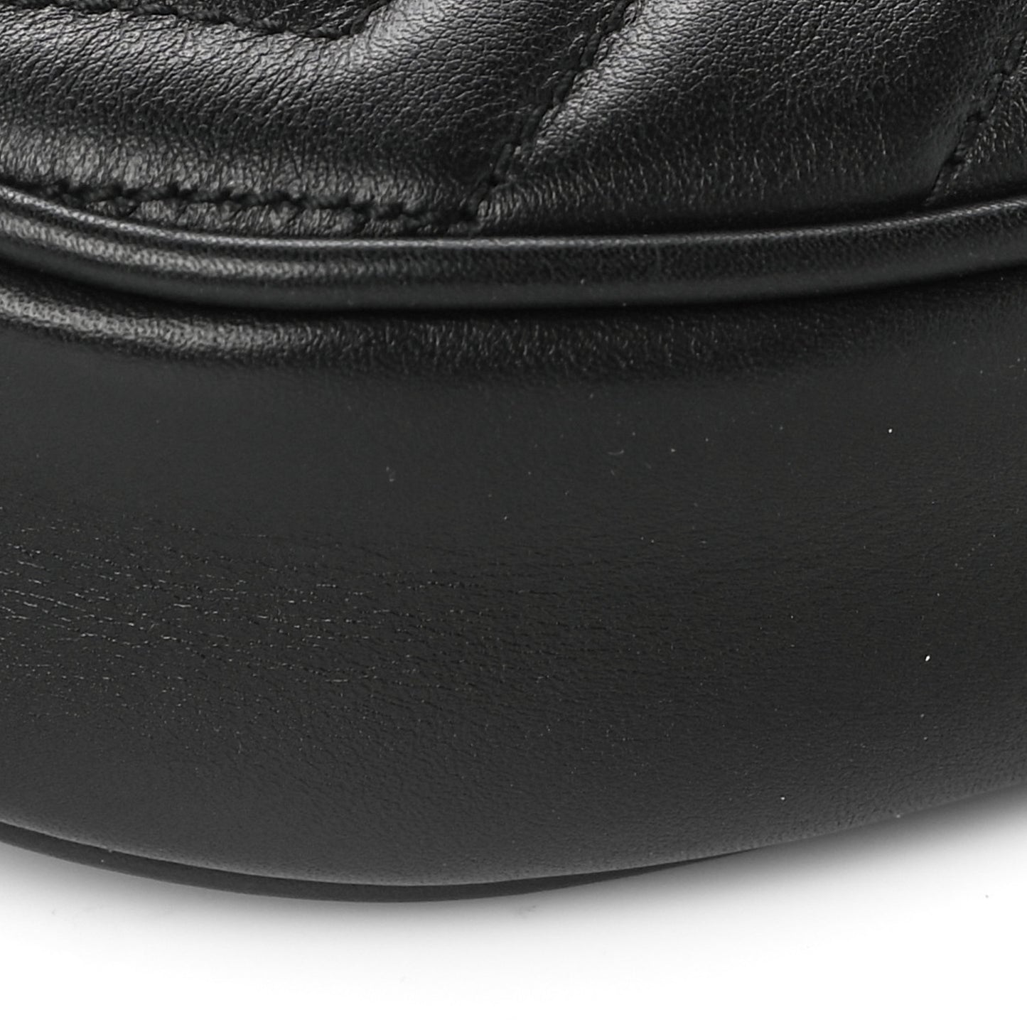 Calfskin Matelasse GG Marmont Belt Bag 75 30 Black