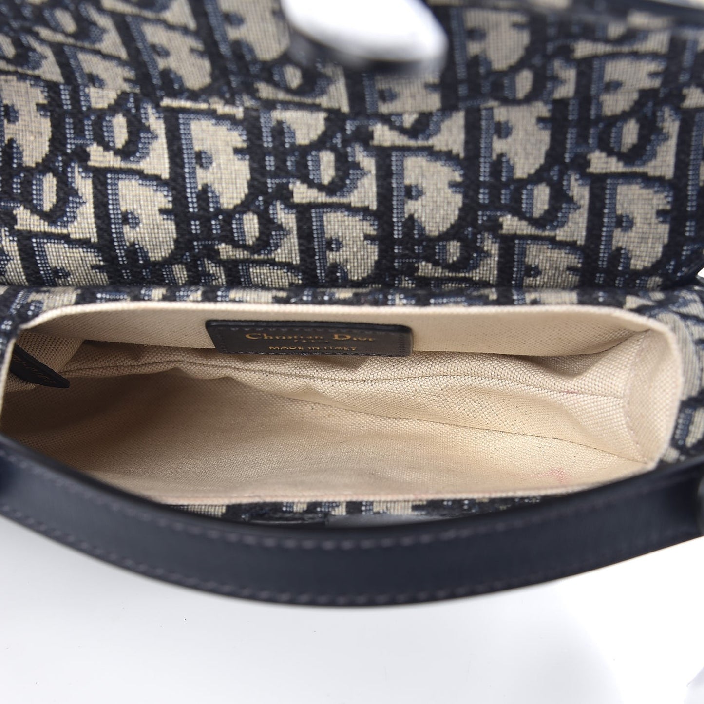 Oblique Mini Saddle Bag Blue