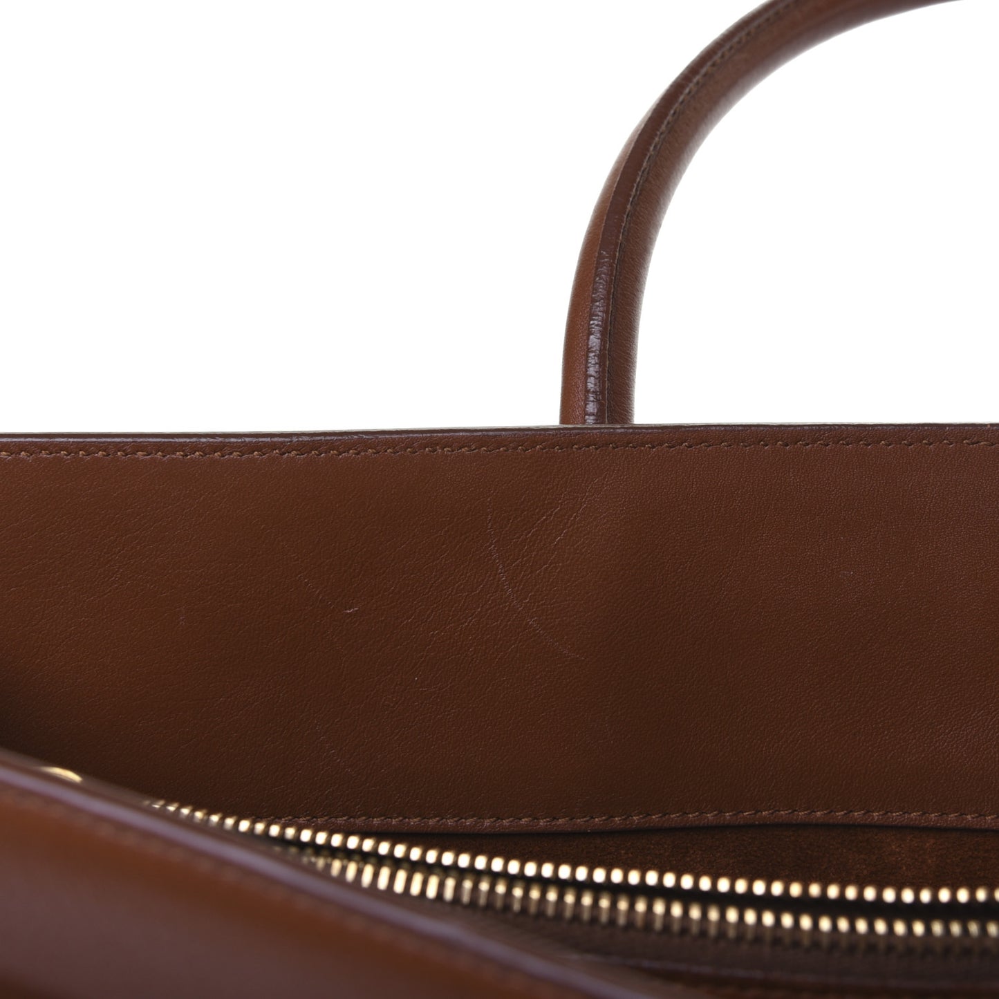 Calfskin Large Sac De Jour Carryall Cognac