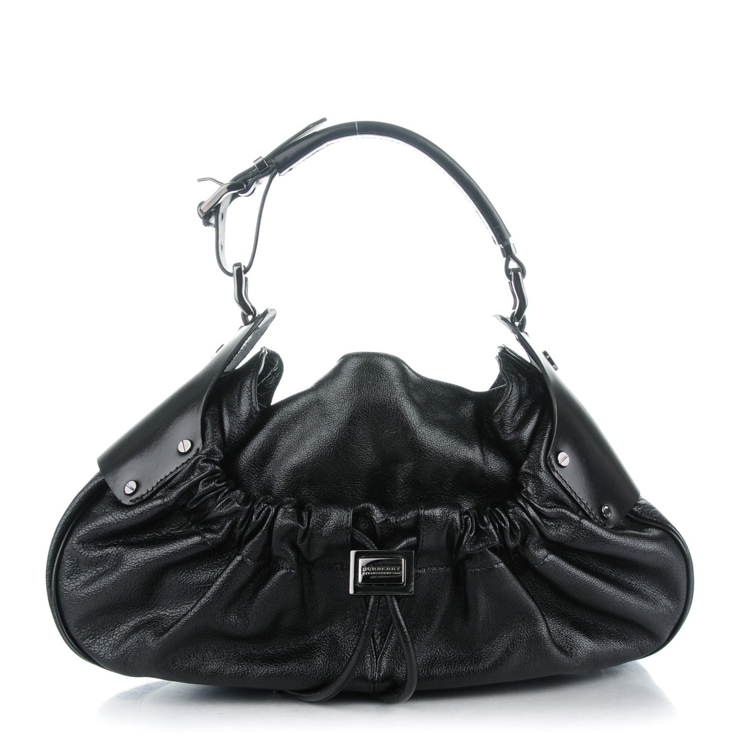 Calfskin Warrior Hobo Black