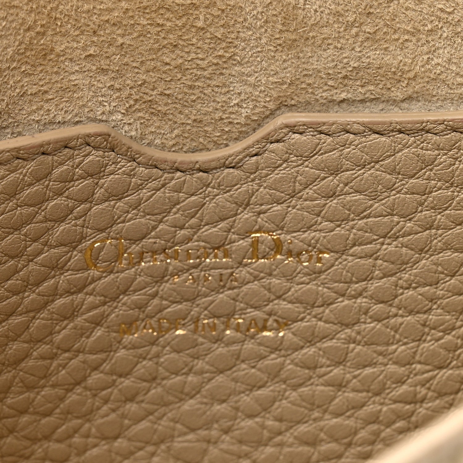 Christian Dior Grained Calfskin Medium Bobby Flap Beige 5 of 13